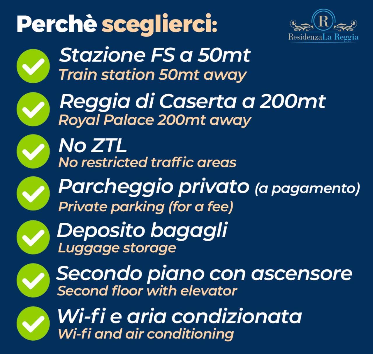 Residenza La Reggia Bed & Breakfast Caserta Bagian luar foto